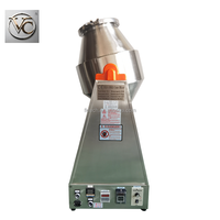 Mélangeur à tambour vertical en acier inoxydable FKJX à double cône, petite machine à mélanger les épices pour le mélange de poudres d'assaisonnement et la recherche en laboratoire alimentaire