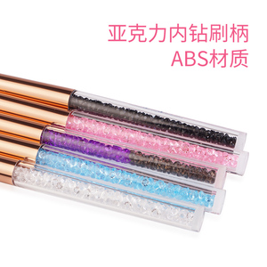 Lash Lover Crystal <strong>Rhinestones</strong> pink Black White <strong>Eyelash</strong> Extension Cleaning Brush <strong>Eyelash</strong> Shampoo Foam Wash Cleaner Brush - Product Image 4