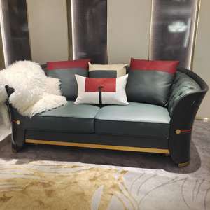 Chaise de loisirs <span class=keywords><strong>relax</strong></span> moderne de conception européenne haut de gamme chaise de salon <span class=keywords><strong>en</strong></span> <span class=keywords><strong>cuir</strong></span> véritable <span class=keywords><strong>rouge</strong></span> <span class=keywords><strong>fauteuil</strong></span> d'appoint de salon avec garniture <span class=keywords><strong>en</strong></span> bois OEM - Product Image 6