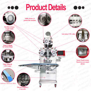 Machine à Coxinha Automatique Commerciale à Trois Bacs, Machine à Kubba Kebbeh, Encrustage à Haute Capacité, Acier Inoxydable de Qualité Alimentaire - Product Image 4