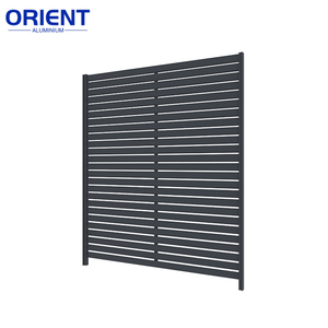Panneaux de clôture en aluminium personnalisés, <span class=keywords><strong>vente</strong></span> chaude, haute qualité, durables, clôture extérieure en aluminium pour la vie privée à domicile - Product Image 4