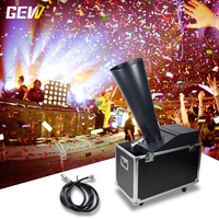 Équipement de scène GEVV, grand lance-confettis à CO2, grand coffret de transport, machine à confettis pour événements festifs