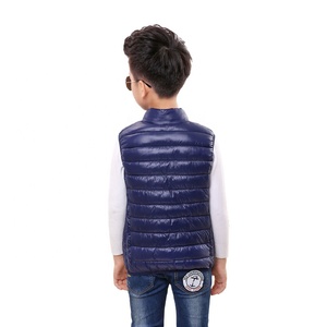 Gilet <span class=keywords><strong>sans</strong></span> <span class=keywords><strong>manches</strong></span> pour garçons et filles, gilet d'hiver en duvet, vêtements pour enfants, automne, manteau chaud en coton, prix d'usine - Product Image 3