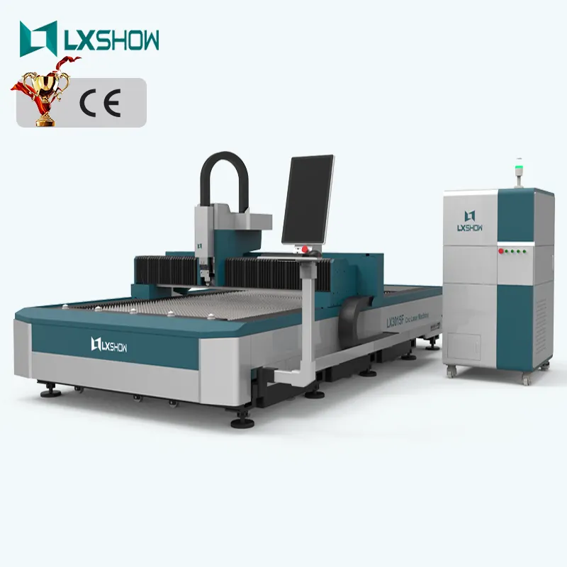 High precision 1530 1kw 1000w 1500w stainless steel metal sheet 4mm 10mm 20mm cnc fiber laser cutting machine in China
