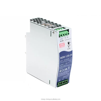 WDR-120-24 d'alimentation MeanWell 24V 5A Rail DIN 12V 24V 48V Transformateur de tension AC pour système de contrôle industriel