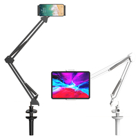 Support de col de cygne pliable à bras Long pour tablette iPad, support paresseux