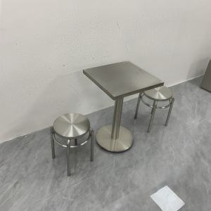 Mesa de comedor rectangular moderna, patas de acero inoxidable de alta calidad ensambladas para el hogar, oficina, apartamento, muebles de Hotel, uso <span class=keywords><strong>General</strong></span> - Product Image 4