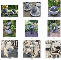 Fuentes de agua de piedra para lavabo de jardín