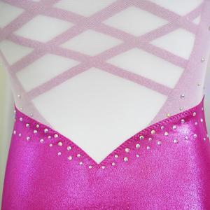 <span class=keywords><strong>Justaucorps</strong></span> métallisé à manches longues pour femmes vêtements de danse vêtements de Performance <span class=keywords><strong>justaucorps</strong></span> combinaison de gymnastique - Product Image 5