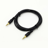 Cable de audio macho a macho AV de 3,5mm, Conector de audio de 1 a 1 para ordenador, auriculares para teléfono móvil, interfaz universal 3,5