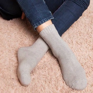 Hommes femmes Hiver Automne laine épaisse chaude chaussette tricotée - Product Image 5