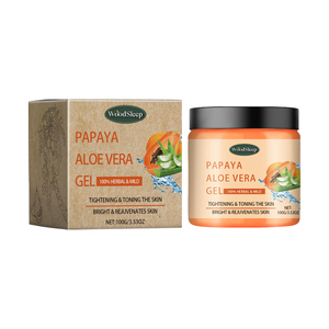 Crema di Papaya & Aloe Vera idratante e Gel protettivo con estratti per la cura dell'esposizione al sole del corpo della mano del viso - Product Image 1