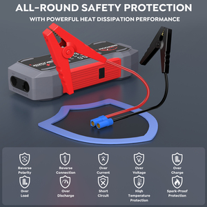 <span class=keywords><strong>Arrancador</strong></span> de batería multifunción <span class=keywords><strong>profesional</strong></span> con bomba de aire para neumáticos y la mejor tecnología de litio - Product Image 3