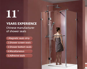 Puerta de pantalla de <span class=keywords><strong>ducha</strong></span> de baño de alta calidad Tira de sellado de 135 grados - Product Image 5