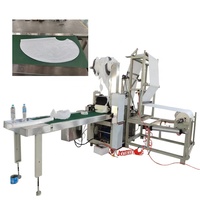 Machine automatique de fabrication de capes de coiffure imperméables non tissées pour la teinture et la coupe de cheveux, avec épaulettes et tablier