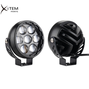 Phare de <span class=keywords><strong>Moto</strong></span> LED Flash 12V Hi-Lo Phare <span class=keywords><strong>Antibrouillard</strong></span> Auxiliaire Lumière Supplémentaire pour <span class=keywords><strong>Moto</strong></span> Offroad ATV SUV Camion - Product Image 3