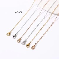 Collier chaîne en acier inoxydable Gaovo Fashion en forme de O avec décorations en zircon, bijoux fins pour femmes pour l'anniversaire