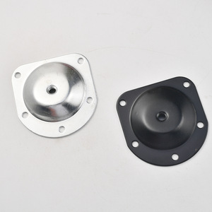 Furniture Leg Carbon Steel M6 Round Silver Black Heavy Duty <b>Bed</b> Cabinet Industrial Stamping Part - Product Image 2