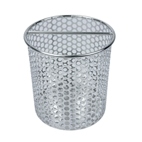 Tuyau perforé en tôle de fer cylindrique Tube filtrant perforé en acier inoxydable Tuyau perforé