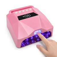 Nouvelle Arrivée Lampe Sécheuse à Ongles Portable Mini Haute Puissance Rechargeable à Séchage Rapide pour Gel UV LED Double Main à Faible Chaleur avec Logo Personnalisé