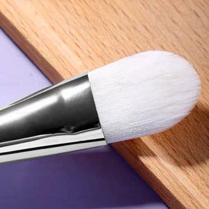 Mềm Tổng Hợp Lông SPA Mặt Nạ Bùn Mặt <span class=keywords><strong>Applicator</strong></span> Foundation Brush 2 Trong 1 Mặt Nạ Hai Mặt <span class=keywords><strong>Applicator</strong></span> Với Muỗng - Product Image 3