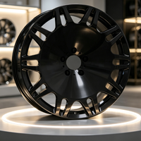 WHEELBOSS Jantes tout-terrain personnalisées avec logo, PCD 5x112, noir mat, forgées en aluminium, plaquées zinc, pour rétrofit/amélioration