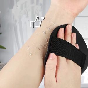 Bath Glove Ergonomic Painless Skin Scrubber <b>Round</b> Clay Bath Towel with Exfoliating <b>Brush</b> for Bathing & Spa Use - Product Image 1