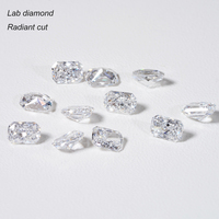 Diamant de laboratoire Starsgem de petite taille, forme fantaisie, couleur DEF, clarté VS, taille octogonale radiant, diamant cultivé en laboratoire