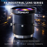 Objectif industriel FA 16,33 mm 1MP 2/3 pouces à monture C, faible distorsion F12 avec verrous de mise au point et d'iris pour vision industrielle LFE-16120