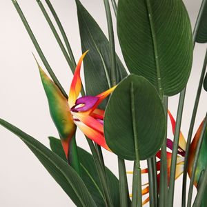 Grande Simulation Plante Verte Oiseau de Paradis Avec Fleur Faux Arbre En Pot Intérieur Salon Décoration Ornements Plantes Bioniques - Product Image 3