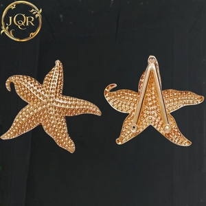 Chất Lượng Cao Tùy Chỉnh Kẽm Hợp Kim Kim Loại Sao Biển Nút Nhà Máy Bán Hàng Trực Tiếp Cho Phụ Nữ Của Thời Trang Phụ Kiện Đồ Lót - Product Image 1