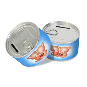 Fast Selling Items Kawaii Tin Can Small Cash Box Money Safe Mini Gifts for Organizing