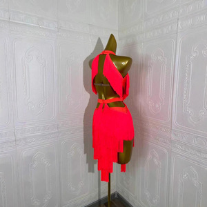 Body Sexy con Flecos para Mujer, Traje de Baile Latino, Jazz, Acrobacias - Product Image 4