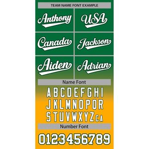 Camiseta de Béisbol Personalizada con Degradado, Botones, Nombre del Equipo y Número, Unisex, Ropa Deportiva que Absorbe la Humedad - Product Image 5