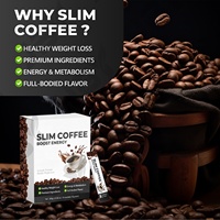 JBY Vente flash Café instantané en sachet Goût neutre Café minceur en boîte Café pour perdre du poids