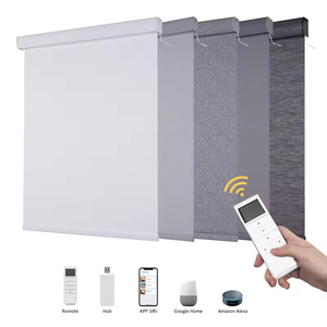 Persianas Enrollables Motorizadas SAMADHI, Opacas, con Motor Eléctrico Integrado, Lisas, Hechas a Medida, Inalámbricas, Automáticas - Product Image 2