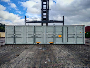 40HQ Contenedor seco de 40 pies con 4 puertas abiertas laterales Construcción de acero corten - Product Image 3