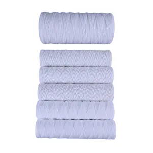 Water Filtration 20 Inch Jumbo Cotton Wound String Pp Yarn Sediment Reverse Osmosisi String Wound Water Filter Cartridge