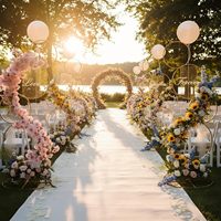 Support de toile de fond rond pour mariage de 1,58 m, arche florale en métal doré à 4 niveaux détachable pour centres de table de mariage, fêtes