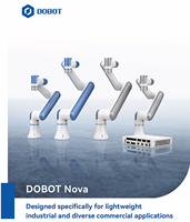 Brazo Robótico Colaborativo DOBOT Serie Nova, Carga Útil de 2kg-5kg, 6 Ejes, Cobot Ligero para Automatización Industrial y Comercial