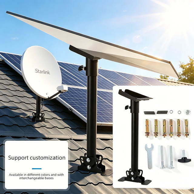 Wholesale Starlink Gen3 V3 Adjustable Roof Straight Pipe Mount Kit, Ready Stock Weatherproof Hardware