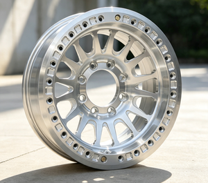 Nuevas Llantas 4x4 de Aleación de Aluminio Forjado con Acabado Mecanizado Beadlock, 17x8.5 -<span class=keywords><strong>10</strong></span>, 6x139.7 PCD, 4*100, 5*114, 6*114.3, Jailbreak Redye - Product Image 1