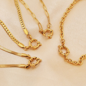 Cadena de Joyería DAICY de Yiwu, Joyería de Moda en Forma de Cruz, Oro y Plata, Acero Inoxidable Impermeable, Joyería para Mujer, Regalo, Joyería Fina - Product Image 3