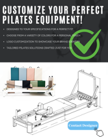 Machine de Pilates Reformer en bois d'érable massif pour équipement de gym à domicile avec système fluide pour l'entraînement de force et la flexibilité