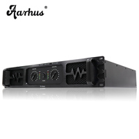Penguat Daya Audio Metal Kelas H 2U Stereo 2*800W Desain Baru yang Handal untuk Acara Indoor/Outdoor