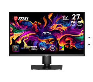จอภาพ MSI MAG OLED 271QPX32 รุ่นใหม่ ปี 2026 ขนาด 27 นิ้ว แบบแบน QD-OLED ความละเอียด 2560x1440 WQHD อัตรารีเฟรช 320Hz เวลาตอบสนอง 0.03ms อัตราส่วนภาพ 16:9 สำหรับเล่นเกมบนพีซีตั้งโต๊ะ - Product Image 4