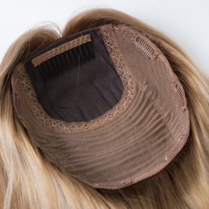 Tupé de cabello humano con cutícula Remy virgen para mujer, Color marrón <span class=keywords><strong>Balayage</strong></span> <span class=keywords><strong>en</strong></span> Base de encaje, entrega rápida, Toppers para mujer - Product Image 6
