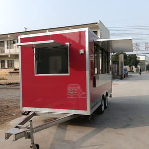 Remolque de Comida Rápida con Certificación DOT CE VIN, Cocina Móvil Cuadrada para el Mercado Americano, Venta de Helados, Café y Comida Rápida para Exportación - Product Image 1