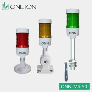 ONN-M4-50 CE 승인 3 레이어 깜박이 Led 작업 램프 안전 경고 타워 빛 산업 신호 램프 부저 12/24/220V