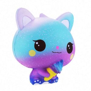 Soft Non-Toxic PU Ice Cream Cat Squeezable Sensory Fidget Toy for <b>Boys</b> and Girls Hand Therapy - Product Image 3